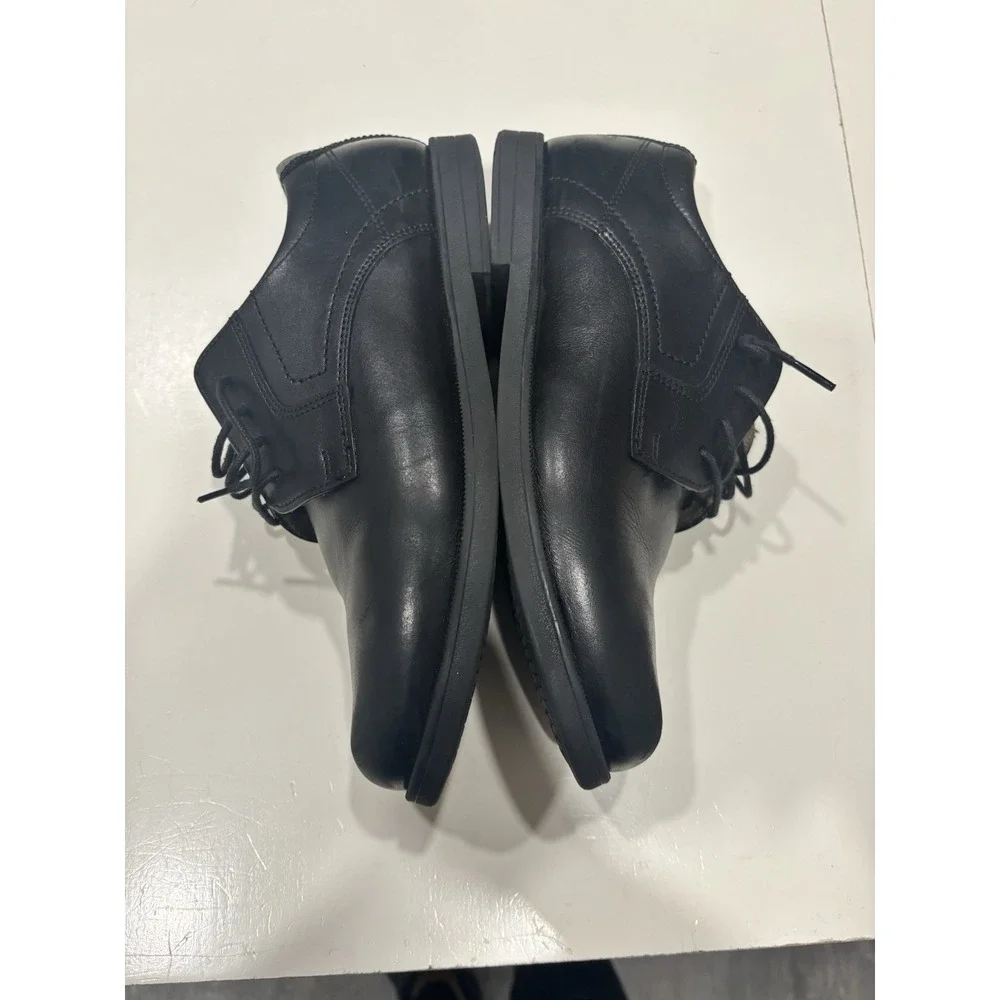 Florsheim Boys Black Midtown Jr. Plain Toe Oxford Size 5 Dress Shoes
